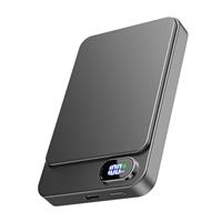 Magnetic Power Bank 5000mAh with LED Display, 22W Wireless Portable Charger Slim Magnetic Battery Pack, Compatible with Magsafe iPhone 15/15 Plus/15 Pro/15 Pro Max, iPhone 14/13/12 Series