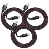 USB-A to USB-C Charger Cable,Type C Charging Cable Nylon Braided for Huawei P20/P30,Samsung Galaxy S20 S11 S10 S9, LG,Sony XZ, Xiaomi,Google Pixel,and More