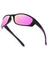 Myiaur Women Sports Sunglasses for Running Cycling UV400 Protection Polarized Lens Lightweight Wrap Around Design M8140