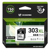 303 XL Black Ink Cartridge, High Yield Printer Ink 303XL Black, Compatible for HP 303 Ink Cartridges, for HP Envy Photo 6230 6220 6232 7130 7134 7830 Envy Inspire 7220e 7224e 7920e 7924e (1 Black)