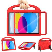 Kids Case for iPad (A16) 11th Generation 11inch 2025/iPad 10th Generation 10.9 inch 2022 with Screen Protector, Mansiruyi Shockproof Handle Stand iPad 10.9 inch/11 inch Case for kids