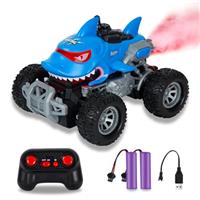 BORSTOYPRO Unicorn RC Cars for Kid, Remote Control Unicorn Monster Truck for girls, RC Monster Truck Unicorn Car with Spray LED Light, Unicorns Gift Toy for Boys Kids