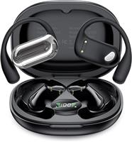 EUQQ Open Ear Headphones - 5.4 Bluetooth Earphones for Running, Ultra Comfort Sport Open Ear Buds, Stereo Sound Earbuds Wireless, IPX6, 40H Playtime