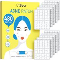 LitBear Pimple Patch, Spot Patches for Face, Hydrocolloid Patches for Covering Zits, Blemishes and Breakouts, Suitable for All Skin Types