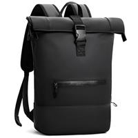Reiseresa Laptop Backpack Waterproof Roll Top Backpack for Men and Women, 17 Inch Laptop Bagpack for School, Travel, Work and Business