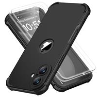ORETECH for iPhone 14 Case 6.1 inch, with [2 Pack Screen Protector] [Camera Lens Guard] [15FT Military Grade Drop Test] 360 Shockproof Slim Fit Design Rubber Bumper Phone Cover
