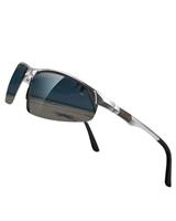 Jexmigo Sunglasses Mens 22g Ultra-Light Polarized Glasses Al-Mg Photochromic anti glare Sunglasses for Driver UV400-Protection Sports Sunglass for Golf Cycling Running Fishing