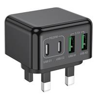 USB C Plug, 40W USB C Charger Fast Charger Plug UK Charging for iPhone 16 15 14 13 12 11 Pro Max Plus XS XR, iPad, Samsung Galaxy, USBC Fast Charge Power Adapter PD 3.0 Quick Wall Plug
