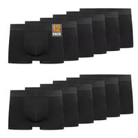 TUUHAW Mens Boxers Shorts Multipack of 6 Mens Underwear Trunks with Black Elastic Cotton Boxers for Men Mens Underpants