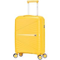 ATX Luggage Unbreakable Polypropylene Hard Shell Suitcase Hold Check in Super Lightweight with 4 Dual Spinner Wheels and uilt in TSA Lock