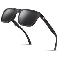 Sunglasses Mens Womens-Polarised Sun Glasses Men-Black Sunglasses-UV400 Protection-Classic Retro Vintage