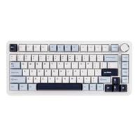 EPOMAKER EA75 Tri-Mode Wireless Mechanical Keyboard, Knob, Creamy Gasket, RGB Side&Backlit, Hot Swappable Lubed Switch, PBT Keycap, qwerty us