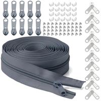 LHZHLE Continuous Zips Roll for Sewing: #5 10 Yards Nylon Zipper Tape with 20 Slider