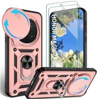 Jshru for iPhone 13 Case with Screen Protector [2 Pack] and