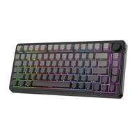 EPOMAKER EA75 Tri-Mode Wireless Mechanical Keyboard, Knob, Creamy Gasket, RGB Side&Backlit, Hot Swappable Lubed Switch, PBT Keycap, qwerty us