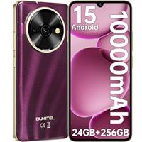 OUKITEL C59 Pro Android15 Mobile Phones - 10000mAh Large Battery Smartphone,24GB RAM+256GB ROM+1TB,110LM Flashlight,6.88" HD+ Large Screen,4G Dual SIM Free Unlocked, NFC/Fingerprint/Face ID/GPS(Black)