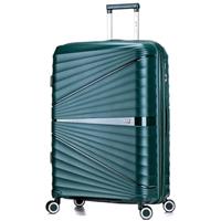 ATX Luggage Unbreakable Polypropylene Hard Shell Suitcase Hold Check in Super Lightweight with 4 Dual Spinner Wheels and uilt in TSA Lock