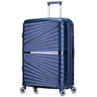 ATX Luggage Unbreakable Polypropylene Hard Shell Suitcase Hold Check in Super Lightweight with 4 Dual Spinner Wheels and uilt in TSA Lock