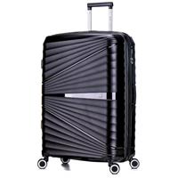 ATX Luggage Unbreakable Polypropylene Hard Shell Suitcase Hold Check in Super Lightweight with 4 Dual Spinner Wheels and uilt in TSA Lock