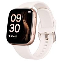 antfit Smart Watch, AMOLED Ultra-Clear Screen, 3ATM Swimming Waterproof, Answer/Make Calls, Fitness Tracker Running Watch, Heart Rate/Sleep Tracker/100 Sports, Compatible Android/iOS Phone
