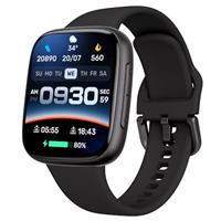 antfit Smart Watch, AMOLED Ultra-Clear Screen, 3ATM Swimming Waterproof, Answer/Make Calls, Fitness Tracker Running Watch, Heart Rate/Sleep Tracker/100 Sports, Compatible Android/iOS Phone