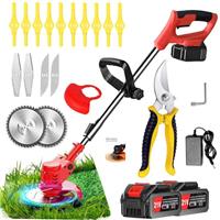 21v metal blade strimmer, height adjustable battery strimmer, Garden Strimmer Electric Strimmer