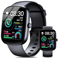 OUKITEL Smart Watch for Men Women Answer/Make Calls, 1.91" HD Screen Fitness Watch with Heart Rate/Sleep Monitor/SpO2/Step Counter, Activity Tracker 140+ Sport Modes, IP68 Smartwatch for IOS Android