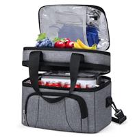 RAINSMORE Insulated Lunch Bags for Women Men Cool Picnic Cooler Bag Leakproof for Work Office Camping Hiking School College