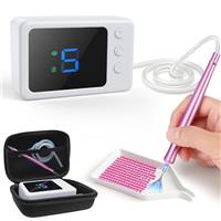 Electric Diamond Art Painting Pen, Wireless Vacuum Diamond Painting Pen Kits with Storage Case, 5 Adjustable Suction Level, Diamond Art Accessories Tools Long-Lasting, E-Painter No Max Need