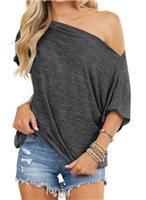 LACOZY Women Long Sleeve Going Out Tshirt Crewneck Basic Cro