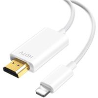 Oliveria HDMI Lightning Cable 2M,Adapter Lightning to HDMI 1080P for iPhone
