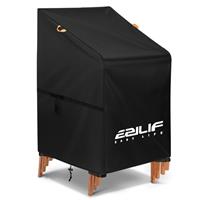 Ezilif Garden Chair Covers,420D Oxford Heavy Duty waterproof Chair covers outdoor, Windproof Anti-UV Patio Stacking Chair Cover with Drawstring for Outdoor Patio Garden