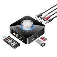 Bluetooth 5.4 Receiver for HiFi, Wireless Audio Adapter with AUX 3.5mm/RCA Bluetooth Audio Receiver for PC/Mac/Smartphone/Tablet/AV Receiver, AptX HD, Dual Pairing