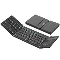 Nillkin Foldable Bluetooth Keyboard with Built-in Touchpad & Number Pad - Ultra-Portable Wireless Keyboard for iPad, Surface Tablet, Smartphone, Laptop PC -