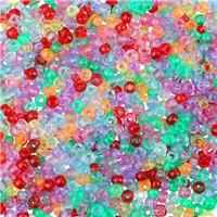 AWARDSEN 1000 Pcs Mixed Beads 6x9 mm Pony Beads for Key Chai