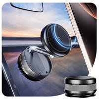 2025 Upgraded Magnetic Phone Holder - MiiKARE 360 Rotating Vacuum Magnetic Car Phone Holder for Mag-safe,Adjustable&Foldable Car Phone Mount for Your Cars/Gym/Mirror/Shower for i-Phone&Android, Black