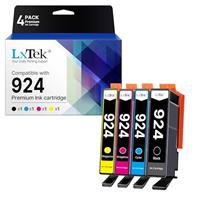 LxTek Compatible Toner Cartridge Replacement for Brother TN1050 - 4-Pack (Black) - Compatible with HL-1110, 1210W, 1212W, 1112, DCP-1510, 1610W, 1612W, 1512, 1910W, 1810