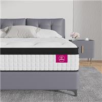 Doublelife Mattress,Gel Memory Foam 9 Zone Orthopedic Mattress, Breathable Foam with Individually Pocket Spring, Motion Isolation