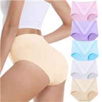 Cozyroam Underwear Women, Cotton High Waisted Knickers for Women Comfortable Tummy Control Ladies Panties Stretchy Full Back Coverage Briefs Soft Breathable Womens Underpants Multipack of 5