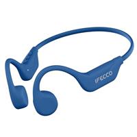 IFECCO Bone Conduction Headphones Bluetooth - Wireless Open Ear Headphones with Mic,IPX5 Waterproof Bluetooth Headphones for Cycling Running Hiking Bicycle