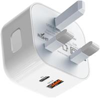 USB C Plug UK Plug Fast Charge 20W USBC Power Adapter Universal Type-C Wall Head Plug for iPhone 15/15 Plus/15 Pro/15 Pro Max, iPad Pro, New iPhone, Samsung S23 Ultra/S22/S21