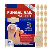 2-Packs Fungal Nail Treatment Patches 21PCS Extra Strong 8-Hour Repair Pads for Toenail Fungus