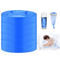 BUTBU Nappy Bin Refill, Nappy Bin Refill Bags, Baby Diaper Pail Disposal Bags, nappy bin Refills Liners Compatible with Tommee Tippee, Twist and Click, Angelcare, Litter Genie