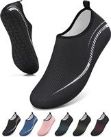 gitzing Water Beach Swim Shoes Women Quick Dry Sea Shoes Men Breathable Aqua Lightweight Barefoot for Surfing Running Driving Pool Yoga, 3-12.5 UK