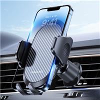 Miracase 2025 Car Phone HolderStable Double Steel-Hook Air Vent Car Phone Mount Cradle 360Rotation, One Button Release Mobile Phone Holder for iPhone, Galaxy, All 4.0-7 Smartphones