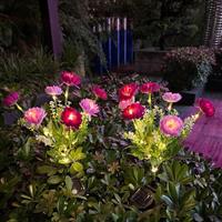 Solar Flower Lights, Snow Lotus Outdoor Garden Lights, Solar-Powered Decorative Flower Lamps, Easy Installation for Garden, Yard, Pathway, Patio