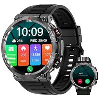 IOWODO Smart Watch for Men Women Answer/Make Call,1.85" HD Fitness tracker with Step Counter,110+ Sport Modes Smartwatch with Heart Rate Sleep Monitor,IP68 Waterproof Activity Tracker for Android iOS