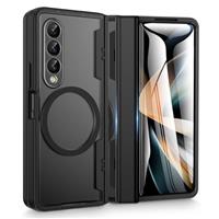 Doeshine for Samsung Galaxy Z Fold 6 Case with Magnetic Charging & Thinner S Pen Slot (No S Pen), Built-in Screen Protector & Hinge Protection, Translucent Hard Shockproof Cover for Fold 6