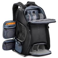 K&F Concept Camera Backpack,Camera Bags for Photographers Large Capacity with Raincover and 16 Inch Laptop Compartment Compatible for Canon/Nikon/Sony/DJI Mavic Drone Travel