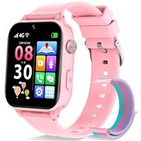 Ucani 4G Kids Smart Watch Boys Girls, Kid GPS Tracker Watch Phone Video Call Wifi Position School Mode Pedometer SOS Games,Birthday Toy Gifts for 4-12 Years Old